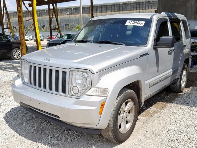 1C4PJLAK1CW126740 - 2012 JEEP LIBERTY SP SILVER photo 2