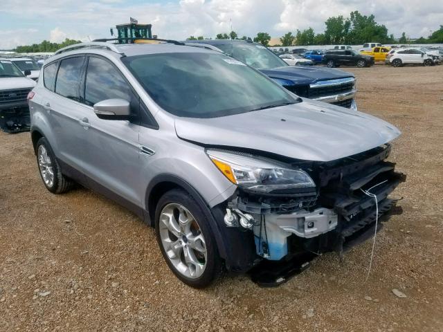 1FMCU0J91DUC45396 - 2013 FORD ESCAPE TIT SILVER photo 1