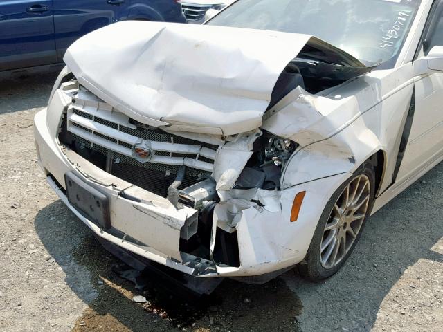 1G6DP577070126420 - 2007 CADILLAC CTS HI FEA WHITE photo 9