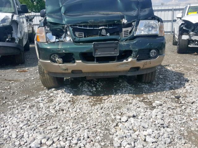 1FMDU74E32UB89710 - 2002 FORD EXPLORER E GREEN photo 9