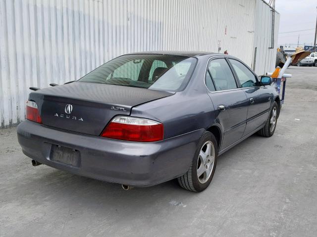 19UUA56683A010217 - 2003 ACURA 3.2TL CHARCOAL photo 4