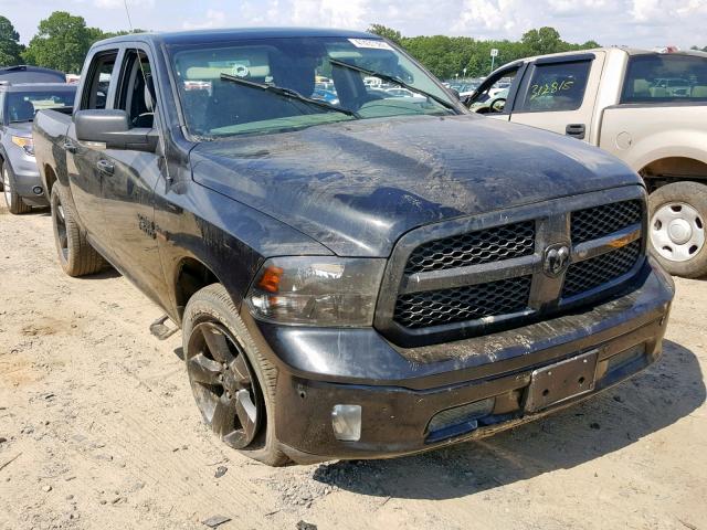 1C6RR7LT0JS281760 - 2018 RAM 1500 SLT BLACK photo 1