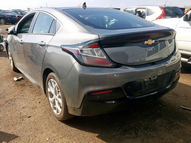 1G1RB6S57HU162511 - 2017 CHEVROLET VOLT PREMI GRAY photo 3