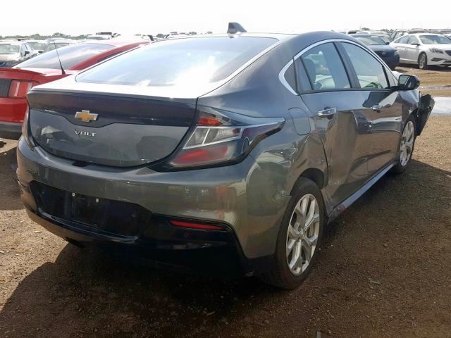 1G1RB6S57HU162511 - 2017 CHEVROLET VOLT PREMI GRAY photo 4