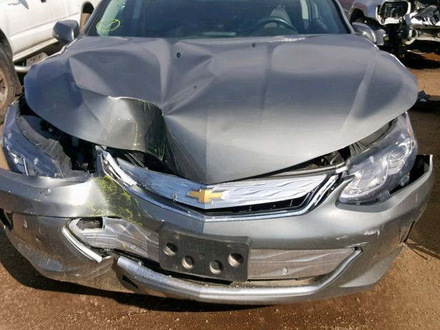 1G1RB6S57HU162511 - 2017 CHEVROLET VOLT PREMI GRAY photo 7