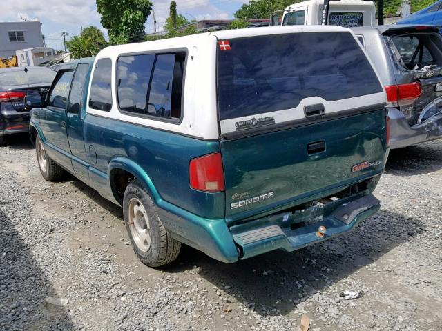 1GTCS1946T8534015 - 1996 GMC SONOMA GREEN photo 3