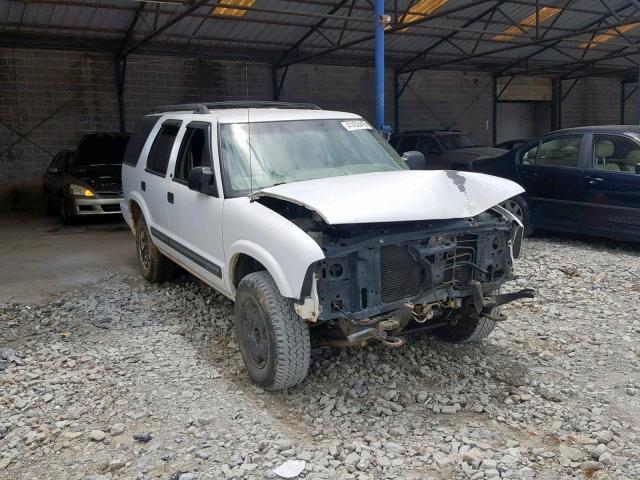 1GNDT13W81K190271 - 2001 CHEVROLET BLAZER WHITE photo 1