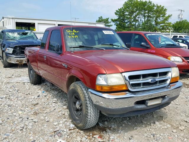 1FTYR14X6YTA40129 - 2000 FORD RANGER SUP RED photo 1