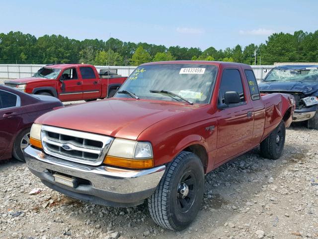 1FTYR14X6YTA40129 - 2000 FORD RANGER SUP RED photo 2