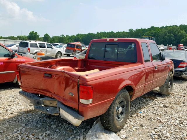 1FTYR14X6YTA40129 - 2000 FORD RANGER SUP RED photo 4