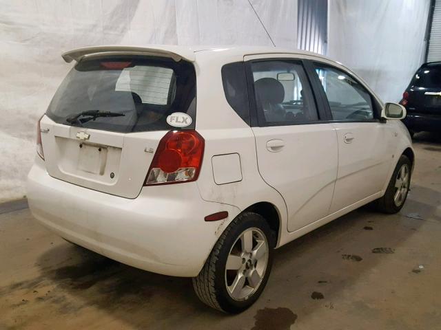 KL1TD66638B086265 - 2008 CHEVROLET AVEO BASE Ağ foto 4