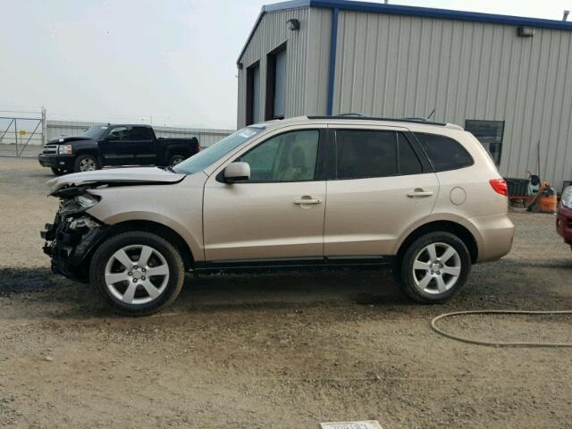 5NMSH73E37H042948 - 2007 HYUNDAI SANTA FE S GOLD photo 9