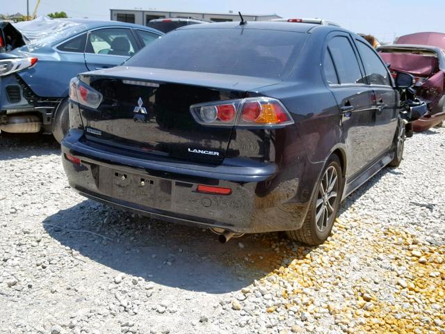 JA32U2FU3HU005697 - 2017 MITSUBISHI LANCER ES BLACK photo 4