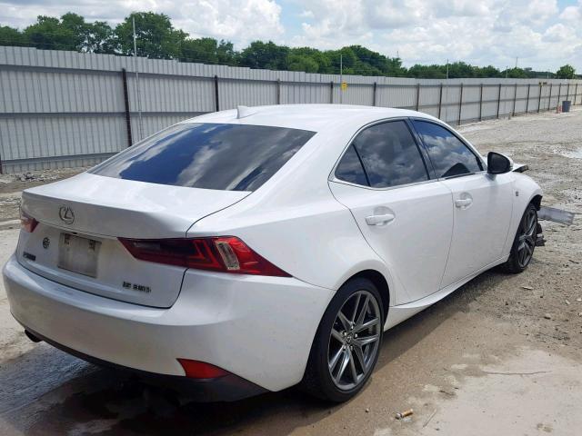 JTHBE1D20F5022490 - 2015 LEXUS IS 350 WHITE photo 4