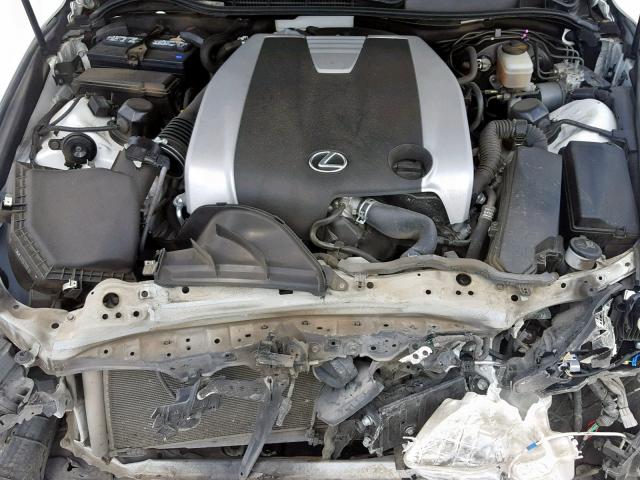 JTHBE1D20F5022490 - 2015 LEXUS IS 350 WHITE photo 7