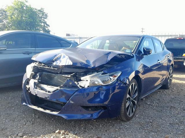 1N4AA6AP3GC416526 - 2016 NISSAN MAXIMA 3.5 BLUE photo 2