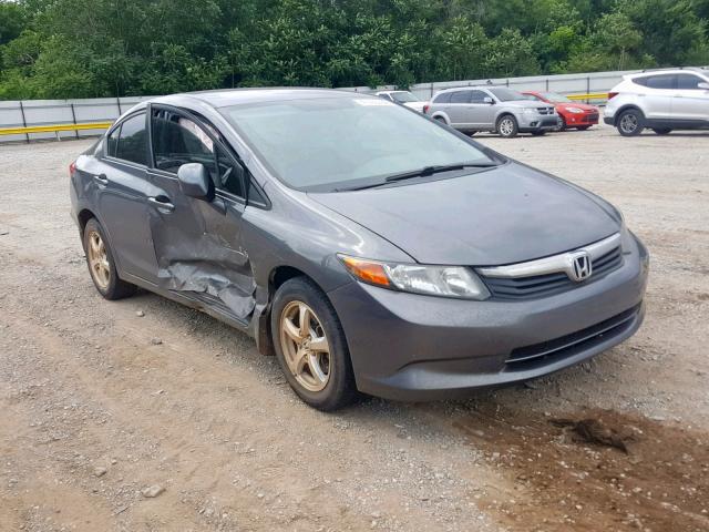 19XFB5F56CE002285 - 2012 HONDA CIVIC NATU GRAY photo 1