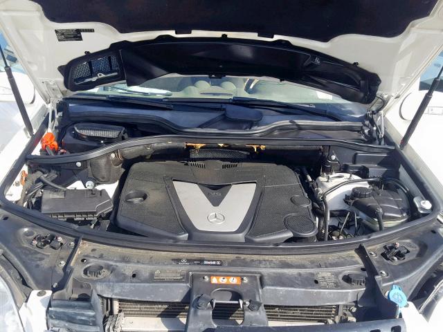 4JGBB22E77A194436 - 2007 MERCEDES-BENZ ML 320 CDI WHITE photo 7