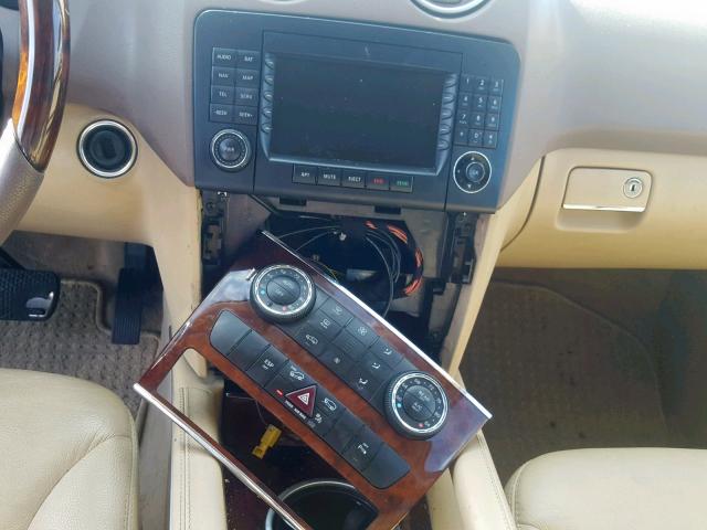 4JGBB22E77A194436 - 2007 MERCEDES-BENZ ML 320 CDI WHITE photo 9