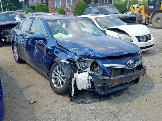 4T1BB3EK1BU134778 - 2011 TOYOTA CAMRY HYBR BLUE photo 1