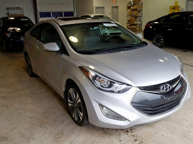 KMHDH6AH5EU028423 - 2014 HYUNDAI ELANTRA CO SILVER photo 1