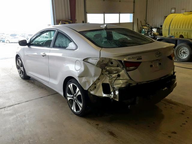 KMHDH6AH5EU028423 - 2014 HYUNDAI ELANTRA CO SILVER photo 3