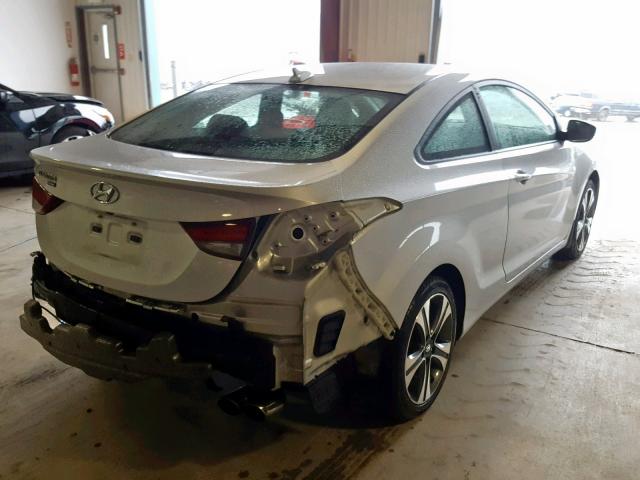 KMHDH6AH5EU028423 - 2014 HYUNDAI ELANTRA CO SILVER photo 4