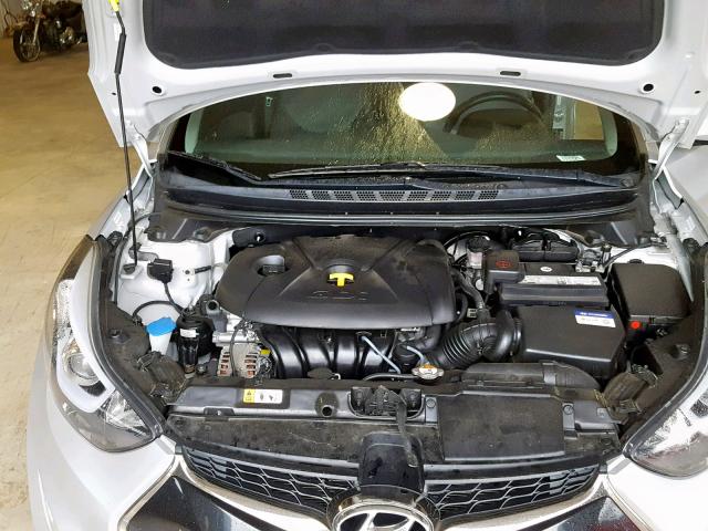 KMHDH6AH5EU028423 - 2014 HYUNDAI ELANTRA CO SILVER photo 7