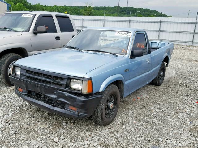 JM2UF1115G0611418 - 1986 MAZDA B2000 BLUE photo 2