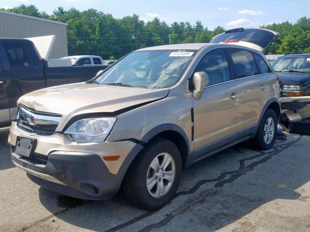 3GSCL33PX8S642944 - 2008 SATURN VUE XE GOLD photo 2