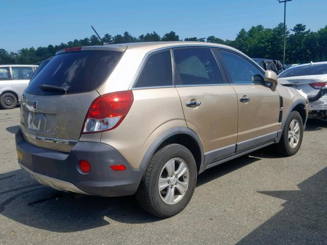 3GSCL33PX8S642944 - 2008 SATURN VUE XE GOLD photo 4