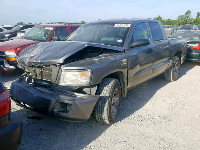 1D7HE48N48S506142 - 2008 DODGE DAKOTA QUA GRAY photo 2