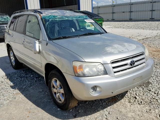 JTEGP21A240007000 - 2004 TOYOTA HIGHLANDER SILVER photo 1