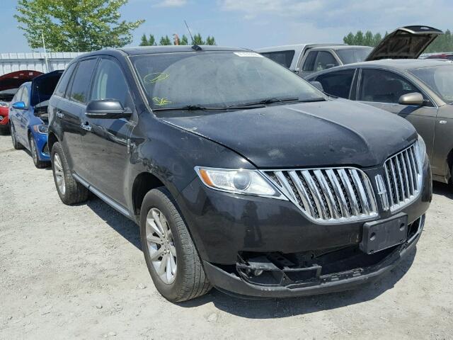 2LMDJ8JK6EBL18871 - 2014 LINCOLN MKX GRAY photo 1