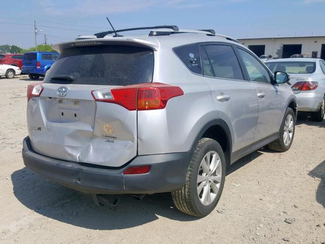 2T3DFREV0EW165252 - 2014 TOYOTA RAV4 LIMIT SILVER photo 4