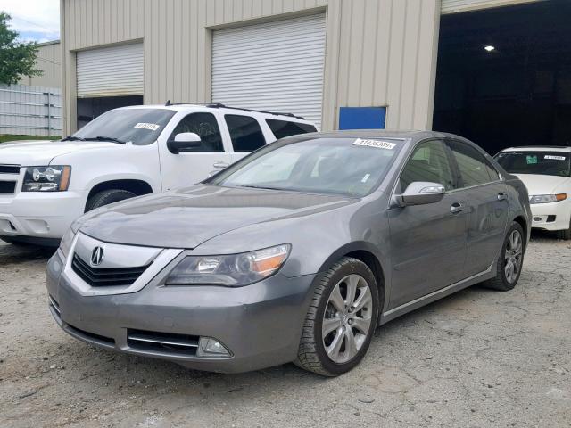 JH4KB2F65AC002030 - 2010 ACURA RL SILVER photo 2