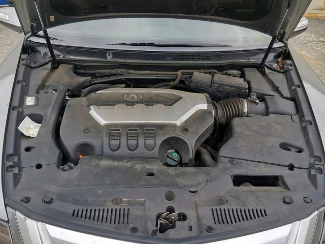 JH4KB2F65AC002030 - 2010 ACURA RL SILVER photo 7