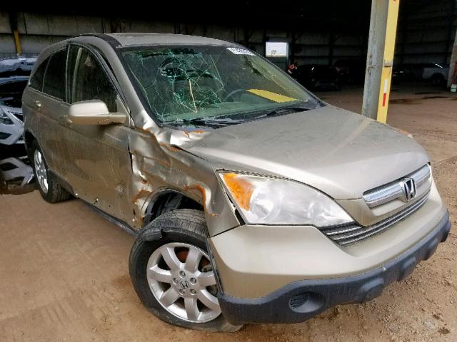 JHLRE38758C016428 - 2008 HONDA CR-V EXL BEIGE photo 1