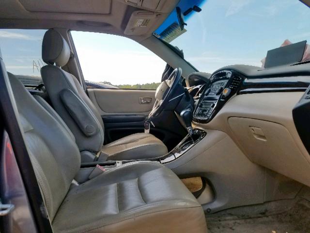 JTEGF21A920064052 - 2002 TOYOTA HIGHLANDER BLUE photo 5