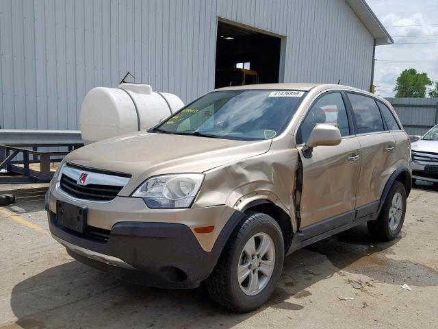 3GSCL33P68S619175 - 2008 SATURN VUE XE TAN photo 2