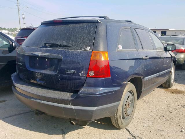 2A4GM48476R707333 - 2006 CHRYSLER PACIFICA BLUE photo 4