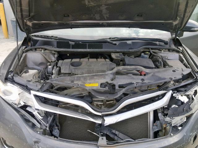 4T3ZA3BB4DU077671 - 2013 TOYOTA VENZA LE BLUE photo 7