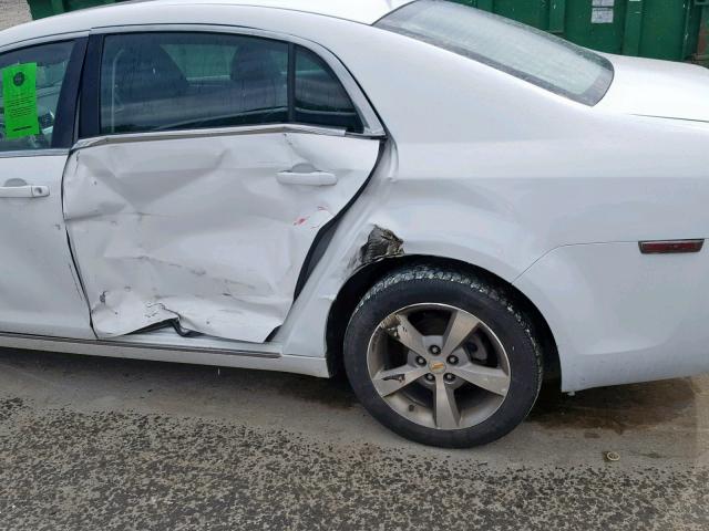 1G1ZC5E19BF204480 - 2011 CHEVROLET MALIBU 1LT 白色 照片 9