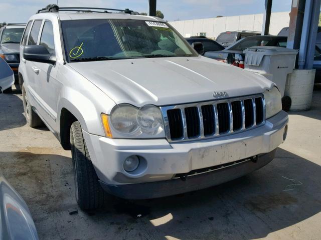 1J8HR58255C711607 - 2005 JEEP GRAND CHER SILVER photo 1