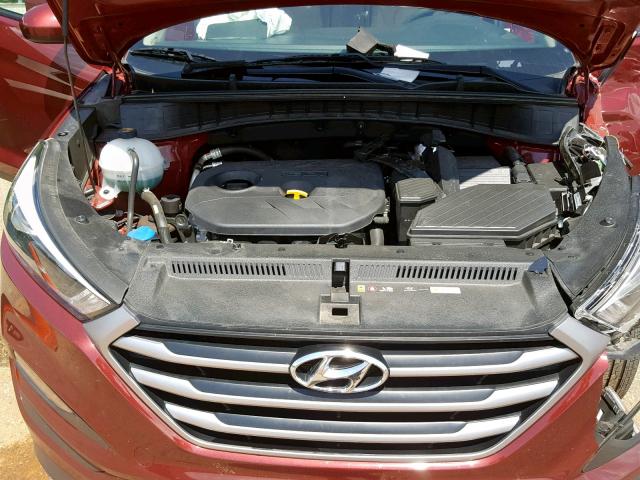 KM8J33A43HU473244 - 2017 HYUNDAI TUCSON LIM RED photo 7