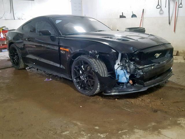 1FA6P8CF6F5313852 - 2015 FORD MUSTANG GT BLACK photo 1