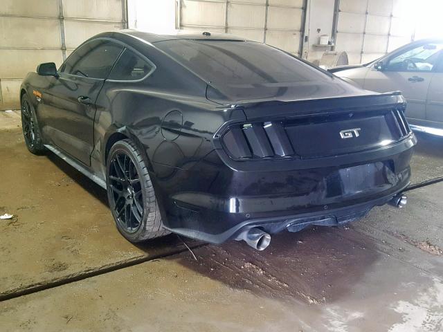 1FA6P8CF6F5313852 - 2015 FORD MUSTANG GT BLACK photo 3