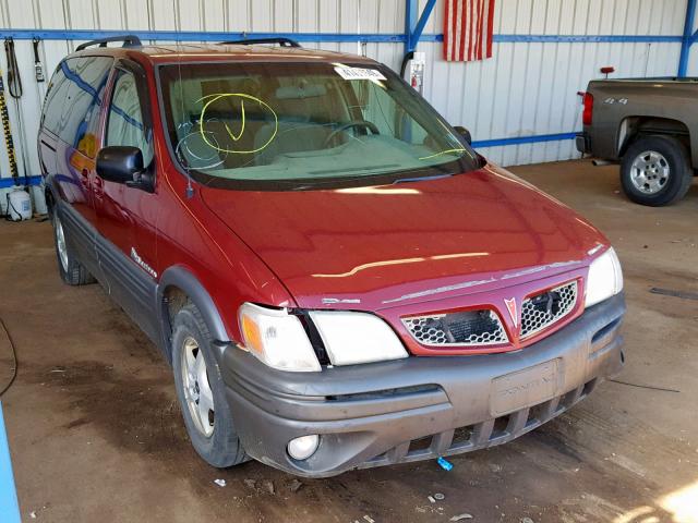 1GMDX03E54D186424 - 2004 PONTIAC MONTANA MAROON photo 1