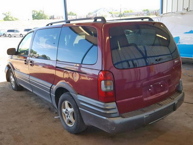 1GMDX03E54D186424 - 2004 PONTIAC MONTANA MAROON photo 3