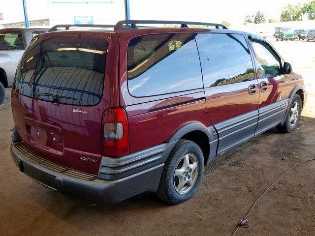 1GMDX03E54D186424 - 2004 PONTIAC MONTANA MAROON photo 4